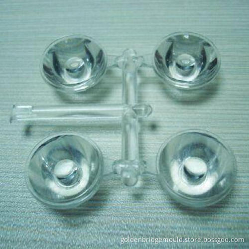 Plastic Injection Mold for LED Lens, Made of PC Material, Various Colors are Available